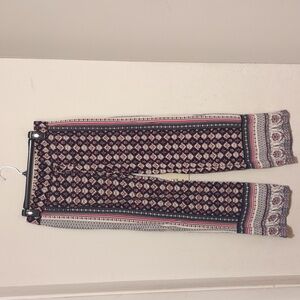Lucy & Laurel boho floral pants size small